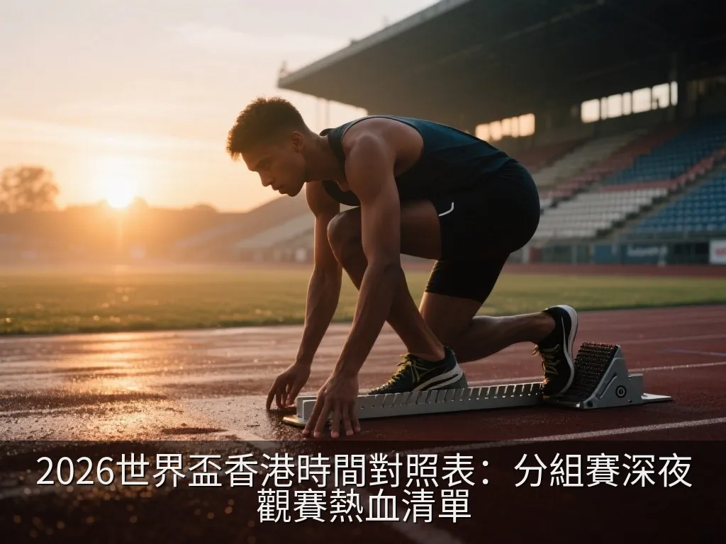 2026世界盃香港時間對照表：分組賽深夜觀賽熱血清單